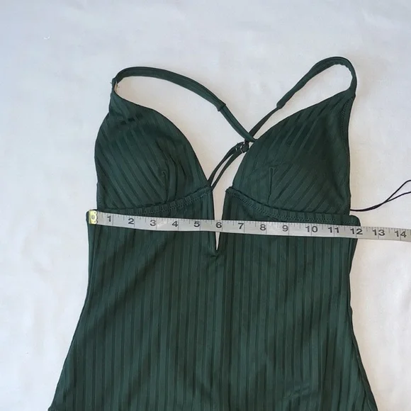 NWOT SHADE & SHORE ONE PIECE SWIMSUIT Sz M - Picture 10 of 12